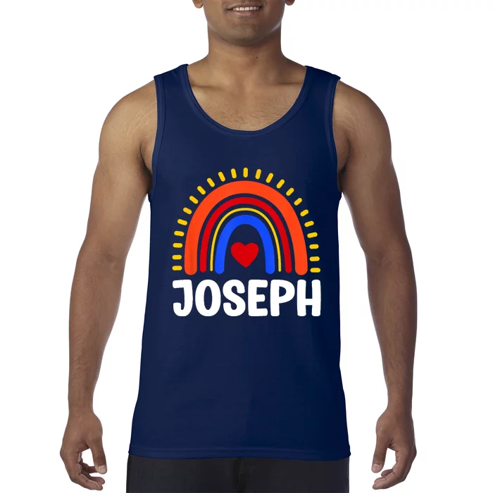 I Love Joseph Cute Joseph Rainbow Tank Top