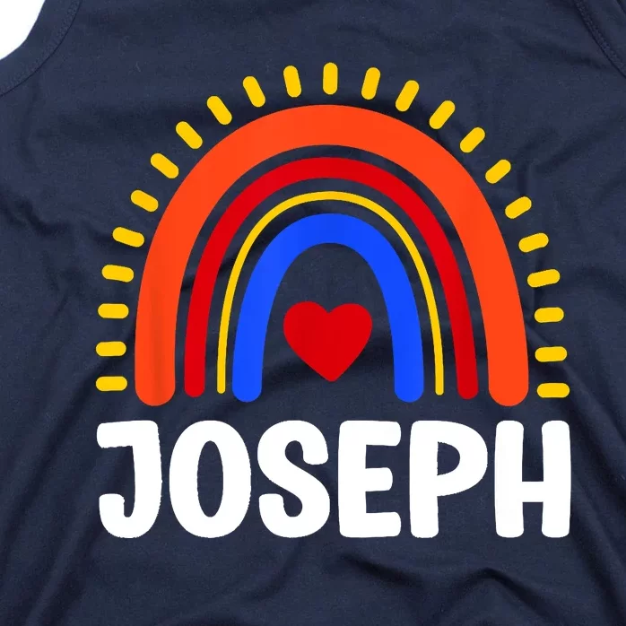 I Love Joseph Cute Joseph Rainbow Tank Top