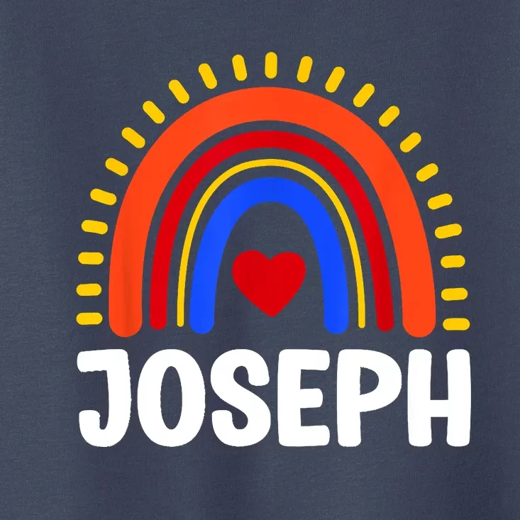 I Love Joseph Cute Joseph Rainbow Toddler T-Shirt