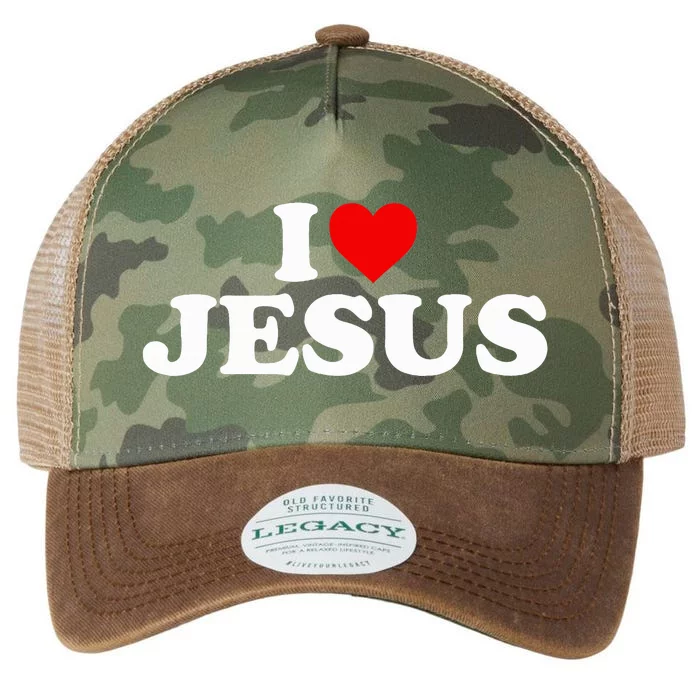 I Love Jesus - Heart Legacy Tie Dye Trucker Hat