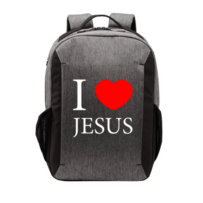 I Love Jesus Simple Logo Vector Backpack