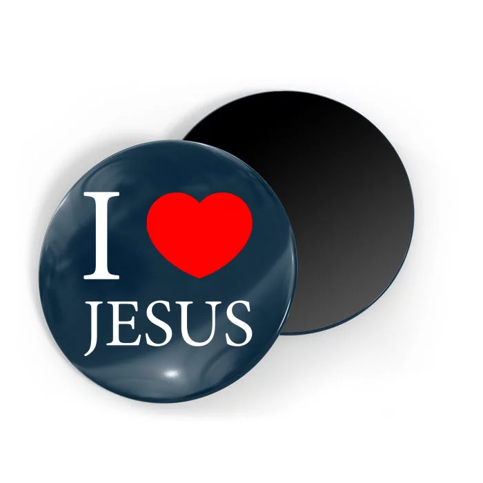 I Love Jesus Simple Logo Magnet