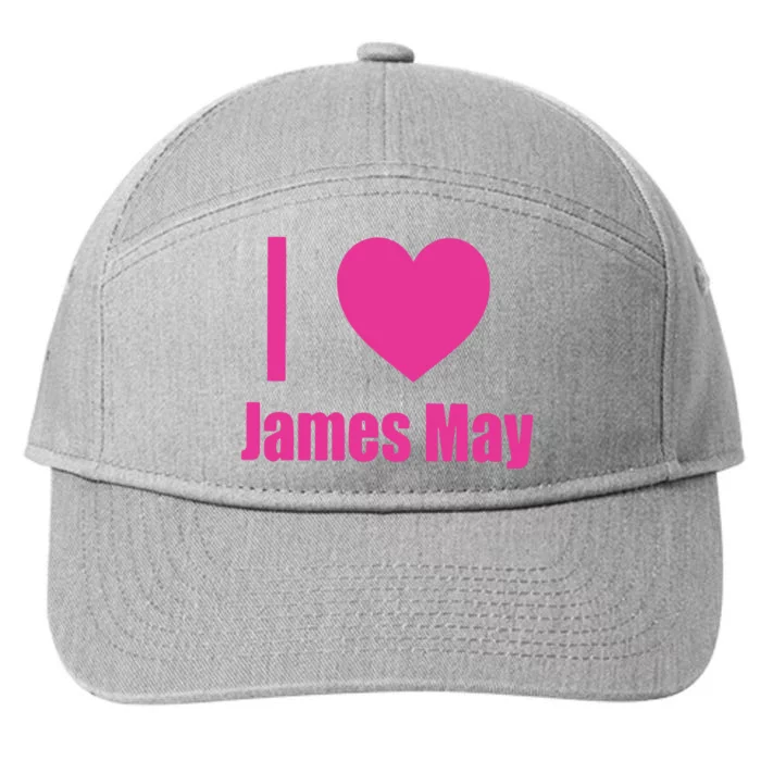 I Love James May 7-Panel Snapback Hat