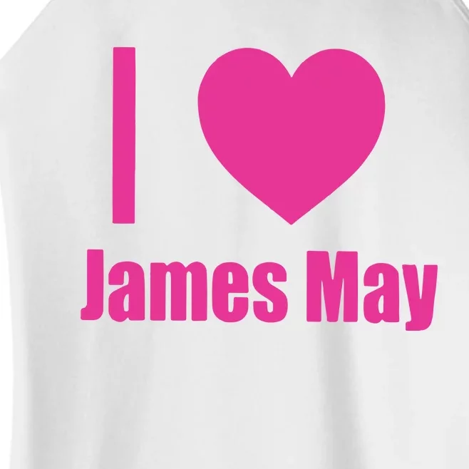 I Love James May Women’s Perfect Tri Rocker Tank