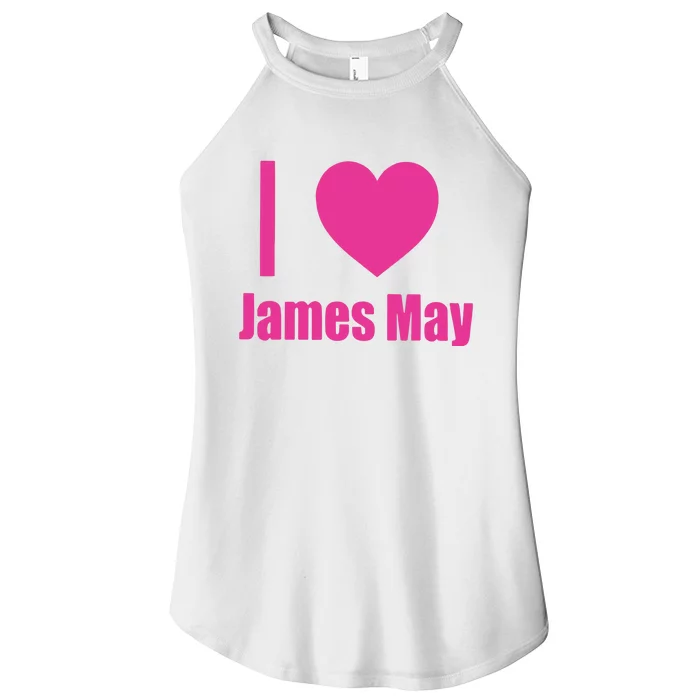 I Love James May Women’s Perfect Tri Rocker Tank