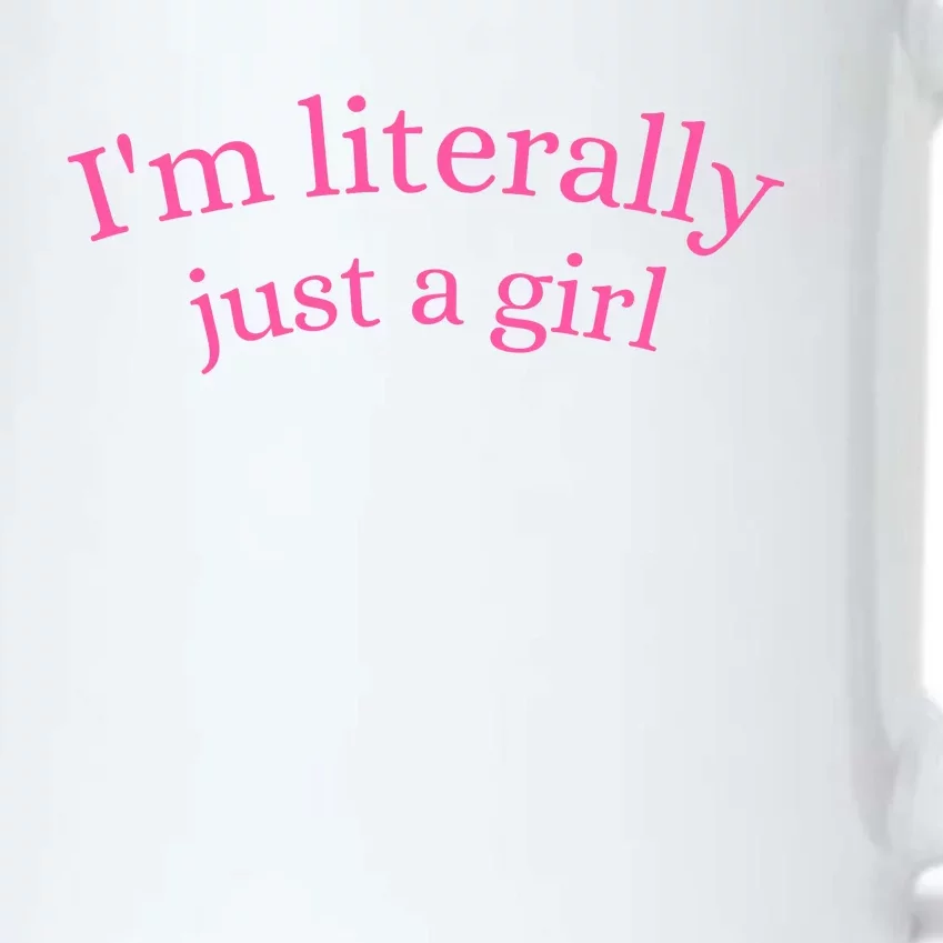 IM Literally Just A Girl Black Color Changing Mug