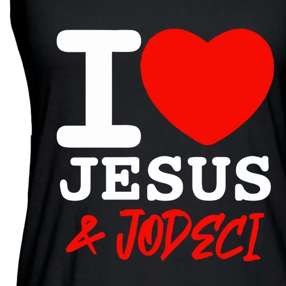 I Love Jesus & Jodeci Ladies Essential Flowy Tank