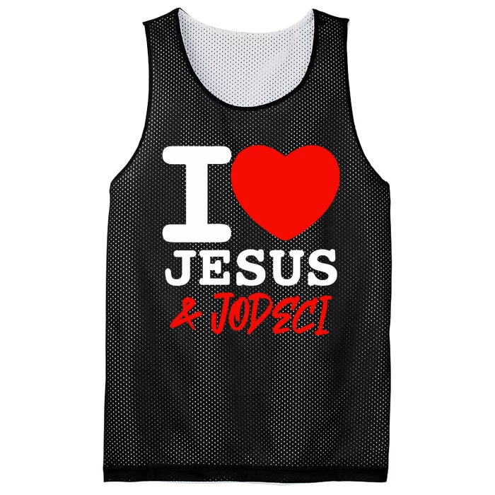 I Love Jesus & Jodeci Mesh Reversible Basketball Jersey Tank