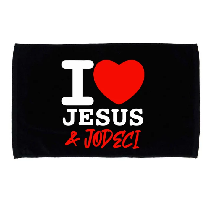 I Love Jesus & Jodeci Microfiber Hand Towel