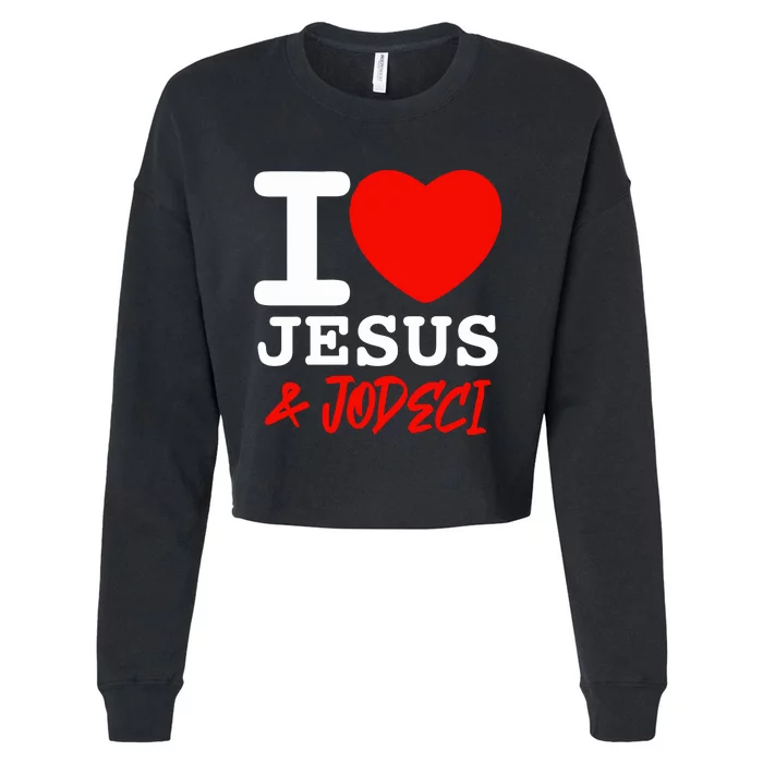 I Love Jesus & Jodeci Cropped Pullover Crew