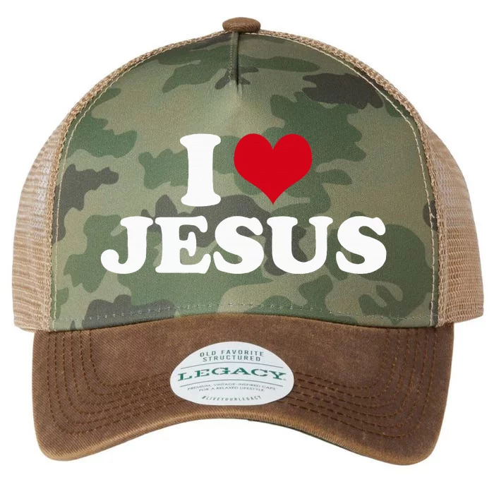 I Love Jesus Legacy Tie Dye Trucker Hat