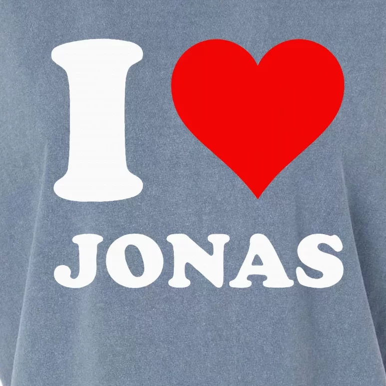 I Love Jonas Garment-Dyed Women's Muscle Tee