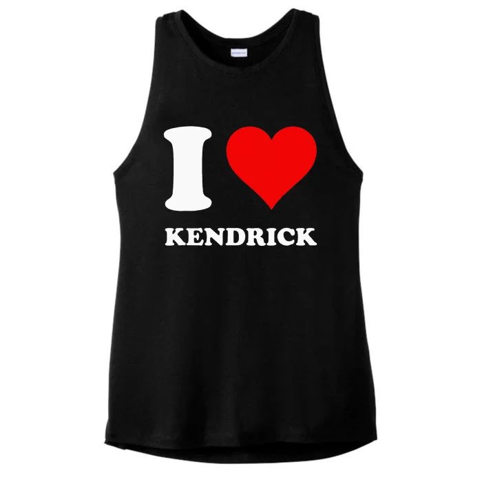 I Love Kendrick Ladies Tri-Blend Wicking Tank