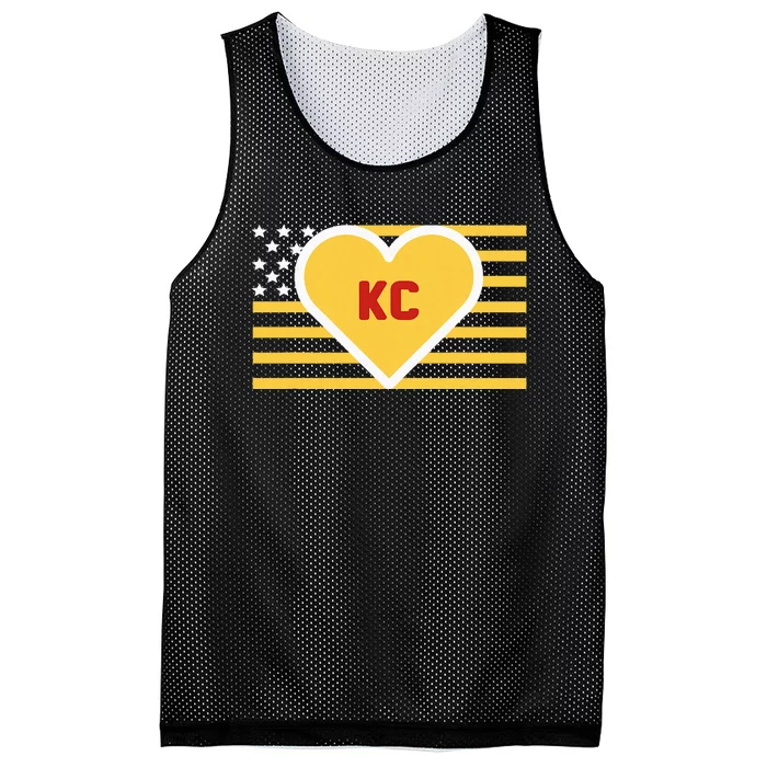 I Love Kansas City Kc Mesh Reversible Basketball Jersey Tank