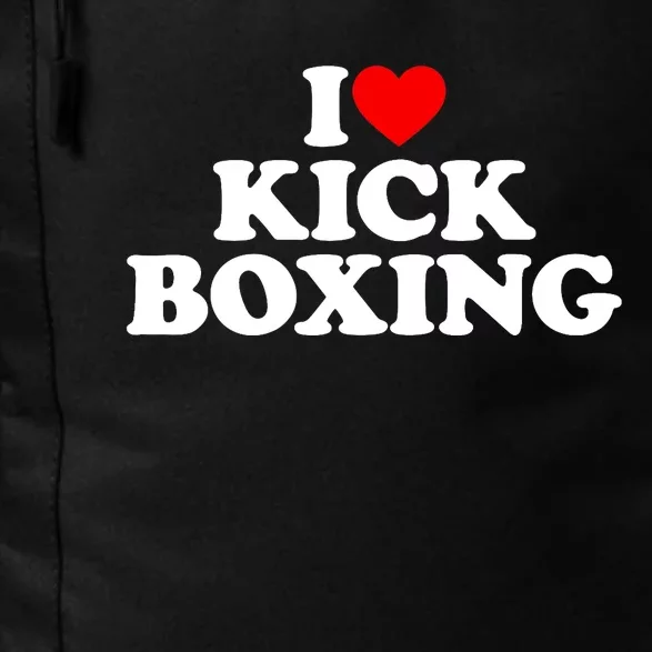 I Love Kickboxing Kickboxing Lover I Heart Kickboxing Daily Commute Backpack