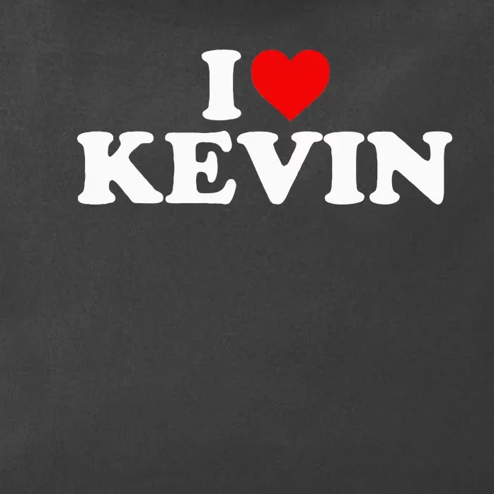 I Love Kevin Heart Zip Tote Bag