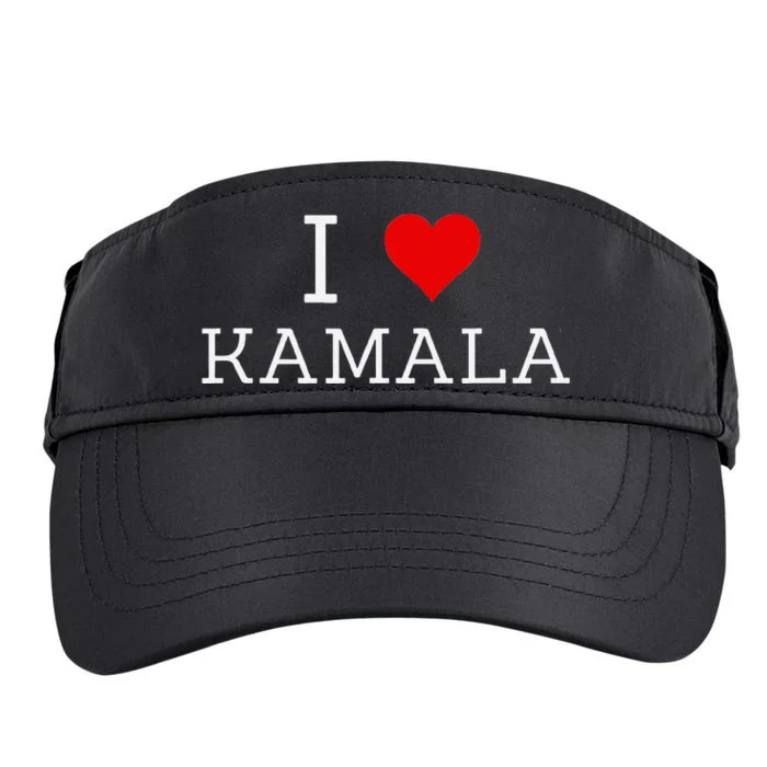 I Love Kamala Adult Drive Performance Visor