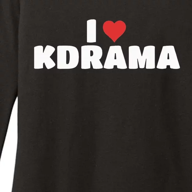 I Love Kdrama Womens CVC Long Sleeve Shirt