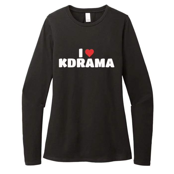 I Love Kdrama Womens CVC Long Sleeve Shirt