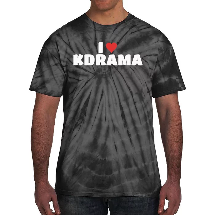 I Love Kdrama Tie-Dye T-Shirt