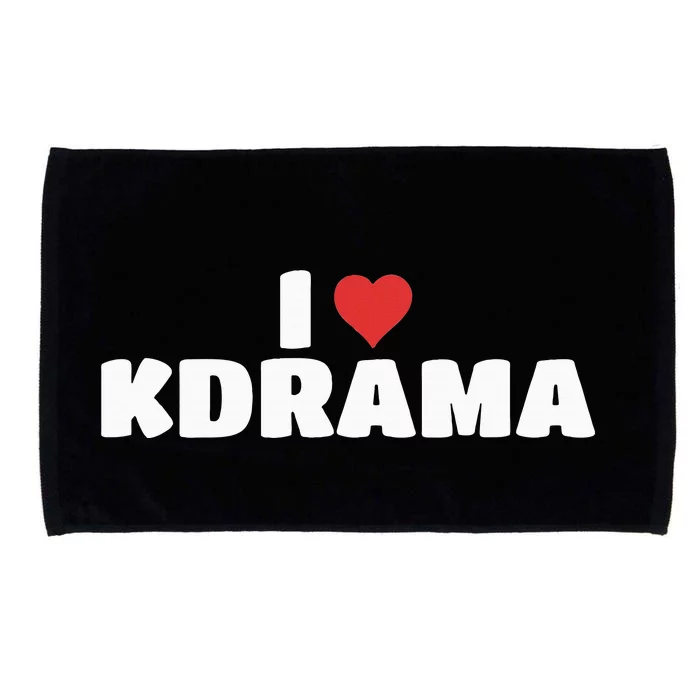 I Love Kdrama Microfiber Hand Towel