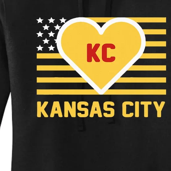 I Love Kansas City Kc Women's Pullover Hoodie