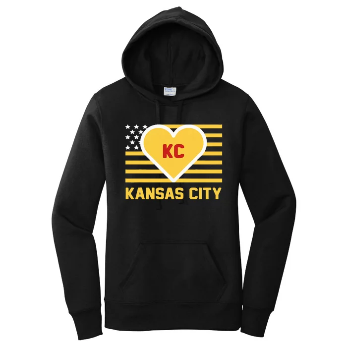 I Love Kansas City Kc Women's Pullover Hoodie