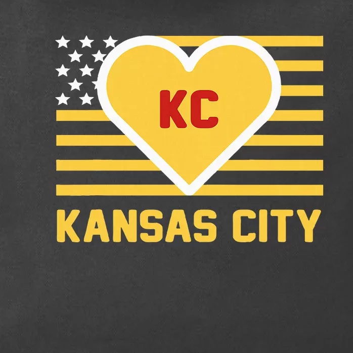 I Love Kansas City Kc Zip Tote Bag