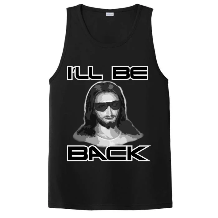 I'll Be Back Jesus Performance Tank