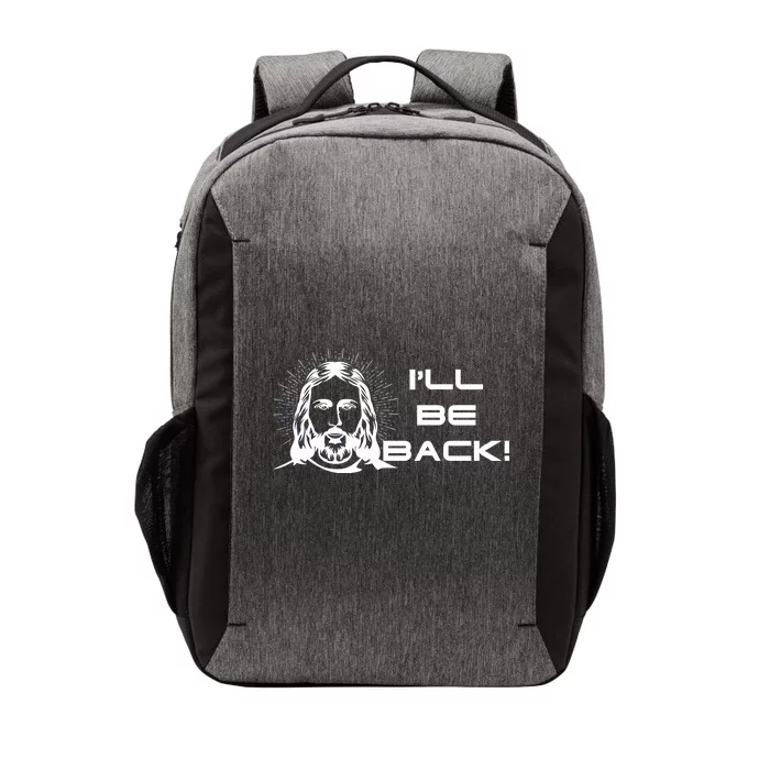 I'll Be Back Jesus Funny Vector Backpack