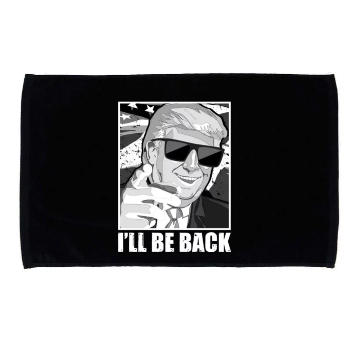 I'll Be Back Terminator Trump 2024 Election Microfiber Hand Towel