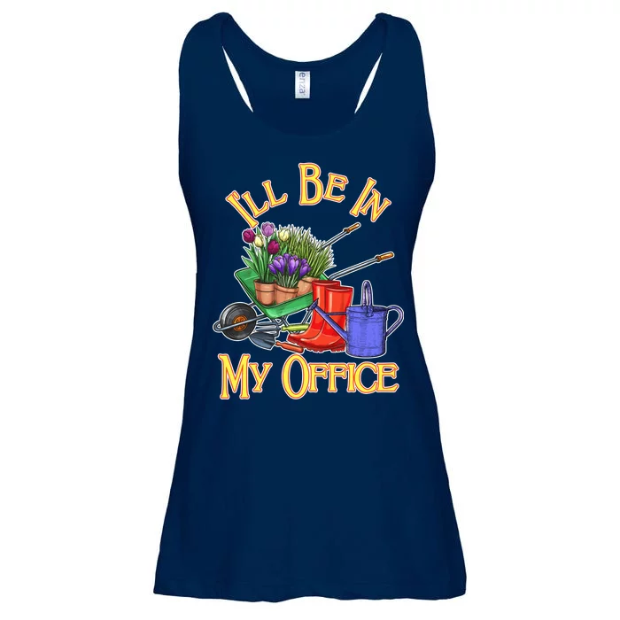 I'll Be In My Office Gardening Ladies Essential Flowy Tank