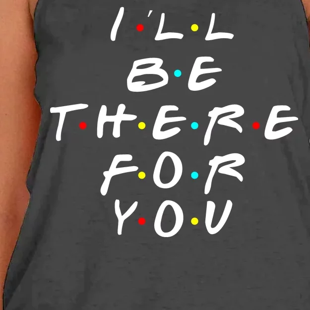 I'll Be There For You Friendship Women's Knotted Racerback Tank