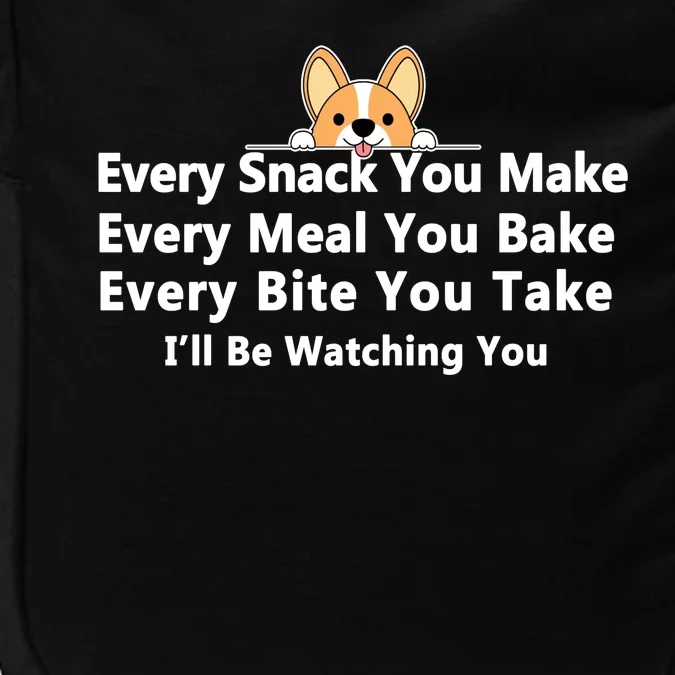 I'll Be Watching You Cute Dog Meme Impact Tech Backpack