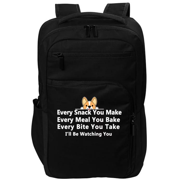 I'll Be Watching You Cute Dog Meme Impact Tech Backpack