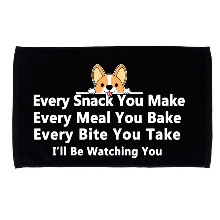 I'll Be Watching You Cute Dog Meme Microfiber Hand Towel