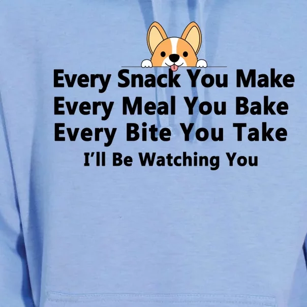 I'll Be Watching You Cute Dog Meme Unisex Surf Hoodie