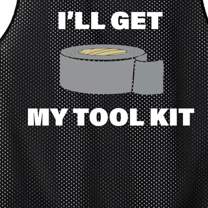 I'll Get My Tool Kit Duck Tape Mesh Reversible Basketball Jersey Tank