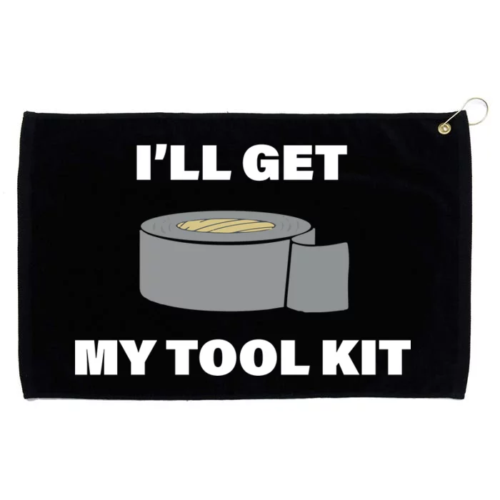 I'll Get My Tool Kit Duck Tape Grommeted Golf Towel