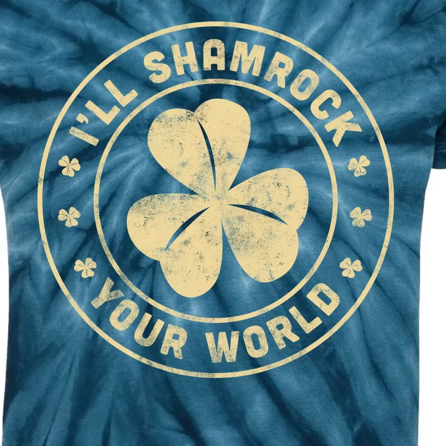 I'll Shamrock Your World Kids Tie-Dye T-Shirt