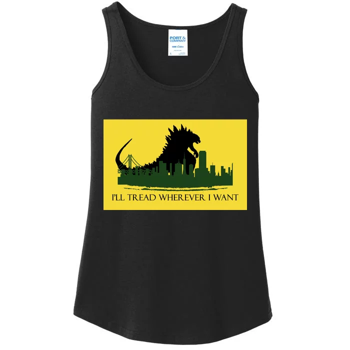 I'll Tread Wherever I Want Ladies Essential Tank