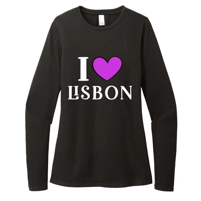 I Love Lisbon Portugal Proud Portugal Citizen Vacation Gift Womens CVC Long Sleeve Shirt