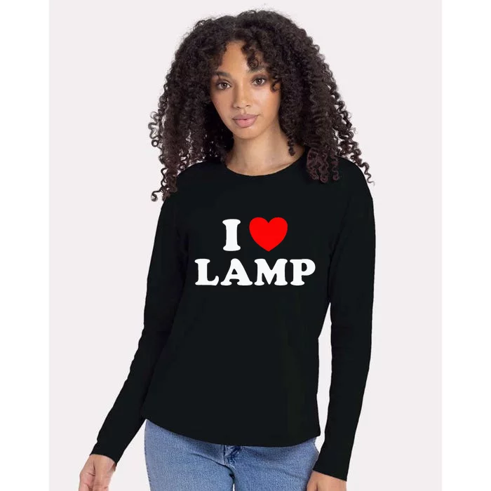 I Love Lamp Funny Light Shade Lampshade Candle Lantern Moth Womens Cotton Relaxed Long Sleeve T-Shirt