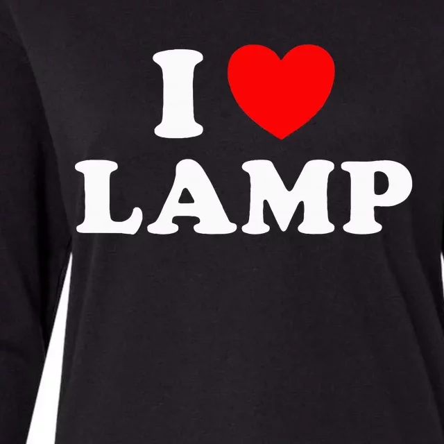 I Love Lamp Funny Light Shade Lampshade Candle Lantern Moth Womens Cotton Relaxed Long Sleeve T-Shirt