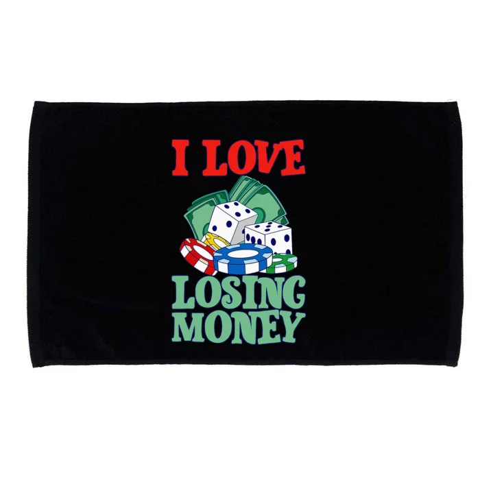 I Love Losing Money Microfiber Hand Towel