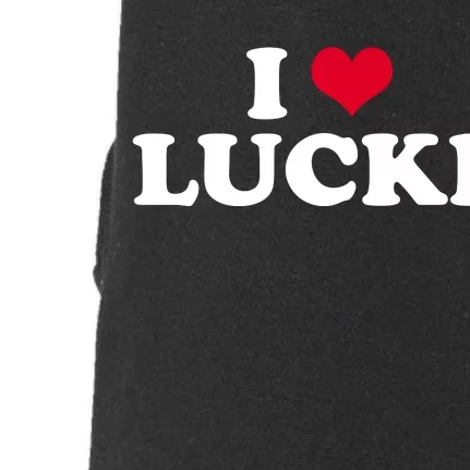 I Love Lucki Doggie 3-End Fleece Hoodie