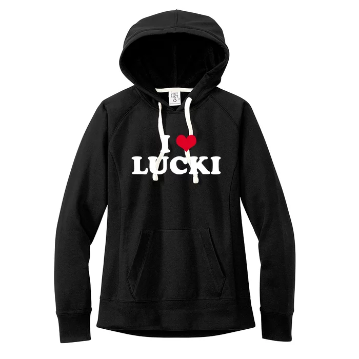 I Love Lucki Women's Fleece Hoodie