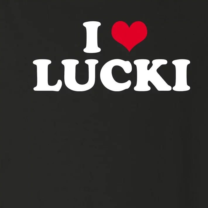 I Love Lucki Toddler Long Sleeve Shirt