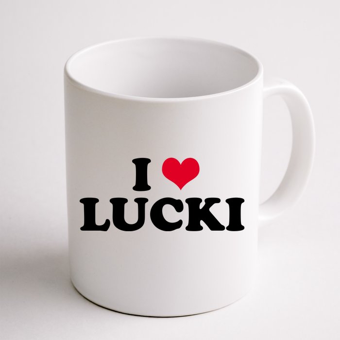 I Love Lucki Front & Back Coffee Mug