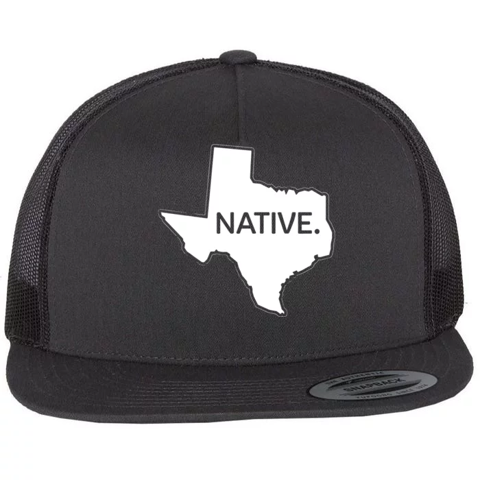 I Love Lone Star State Texas Native Flat Bill Trucker Hat